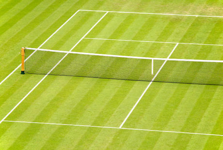 construction court de tennis gazon synthetique à Mougins